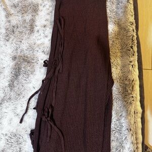 PrettyLittleThing Chocolate Wide Leg Pants